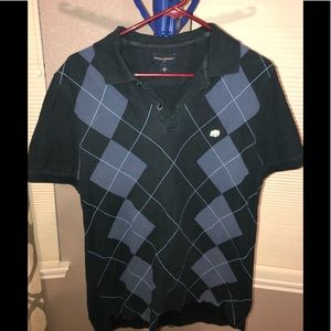 Banana Republic Argyle pattern polo (preowned)